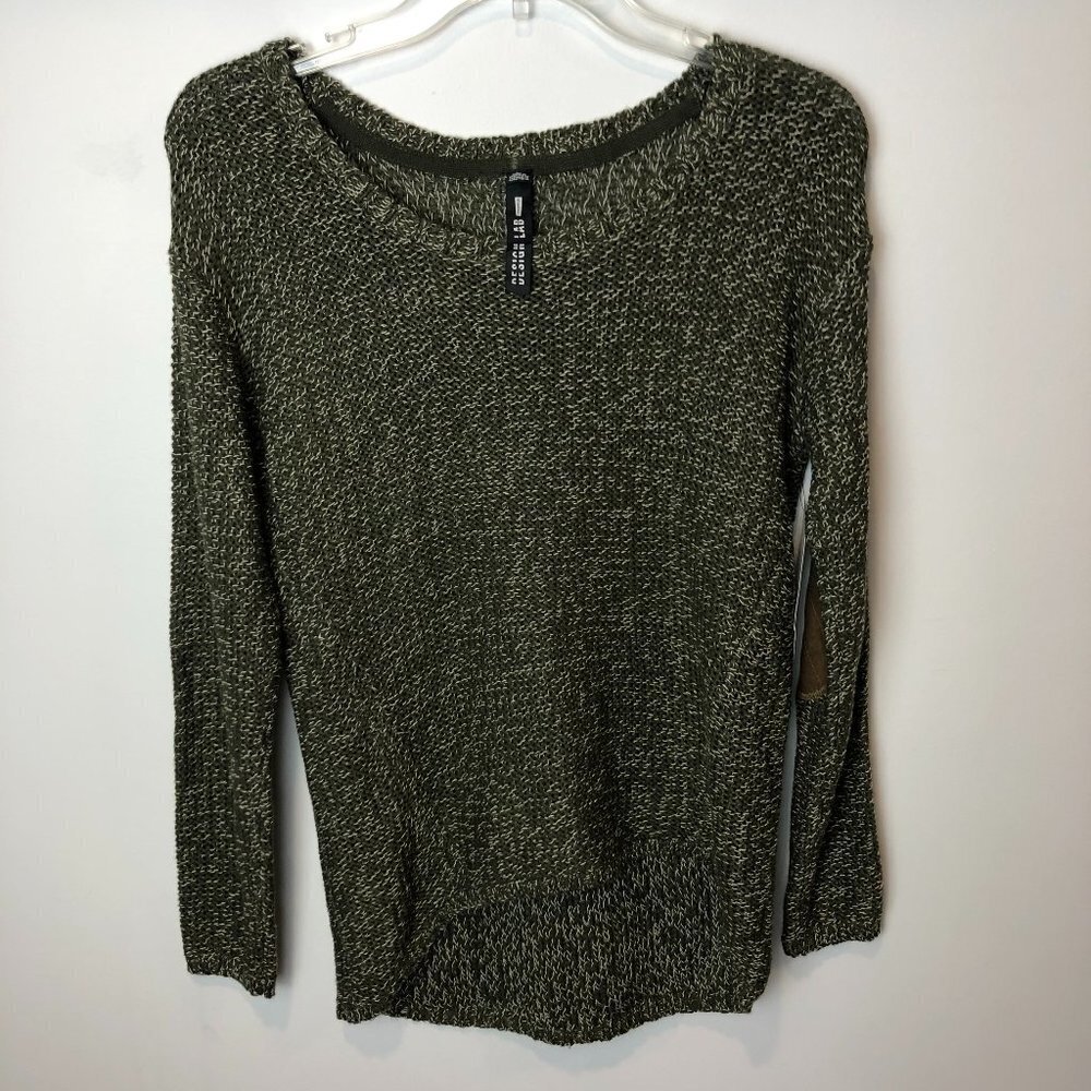 Design Lab Lord & Taylor Elbow Patch Sweater S